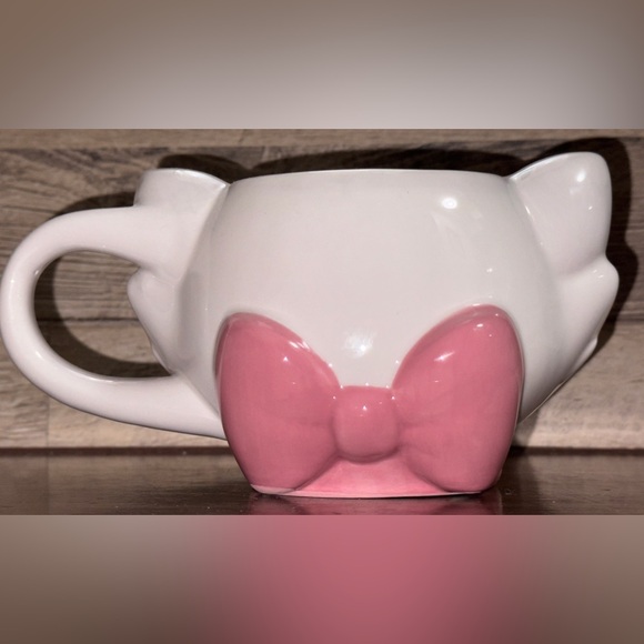 Super Cute Disney Aristocats Marie Face Ceramic 3D Sculpted Mug, 20oz - NEW - Picture 10 of 15